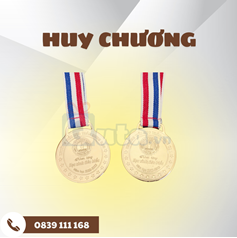 Huy chương inox - in UV