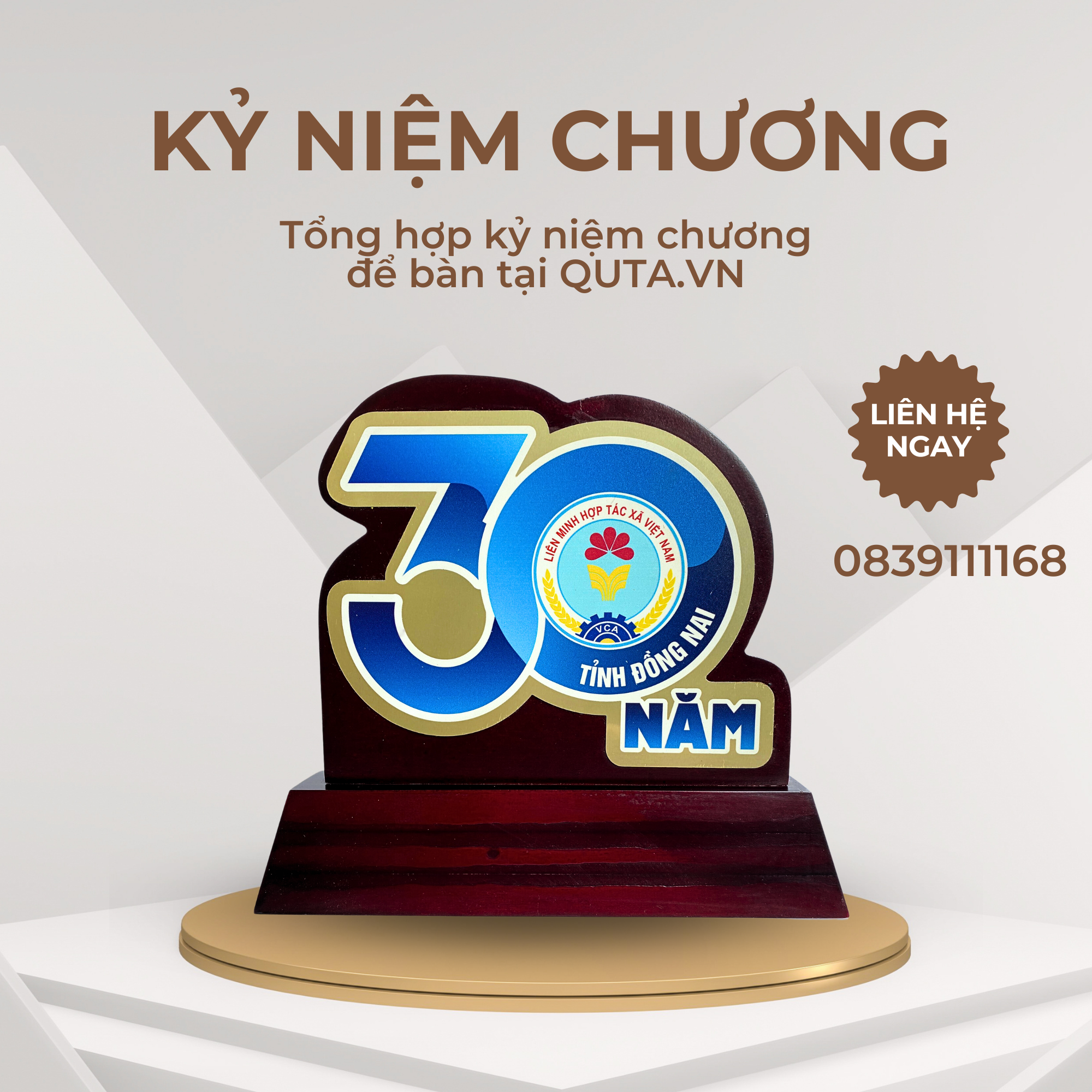 KỶ NIỆM CHƯƠNG ĐỂ BÀN